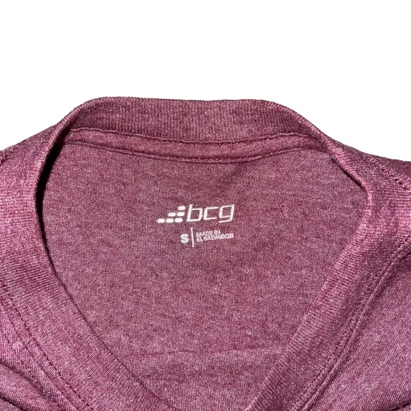BCG Loose Fit T-Shirt Maroon S - Picture 3 of 3